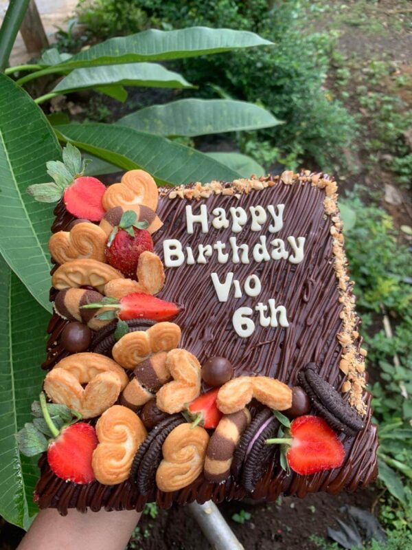 Brownies kukus paket ultah uk20x20